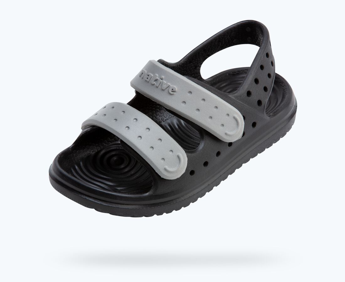 Native Shoes Chase Little Kids - Jiffy Black/ Satellite Grey