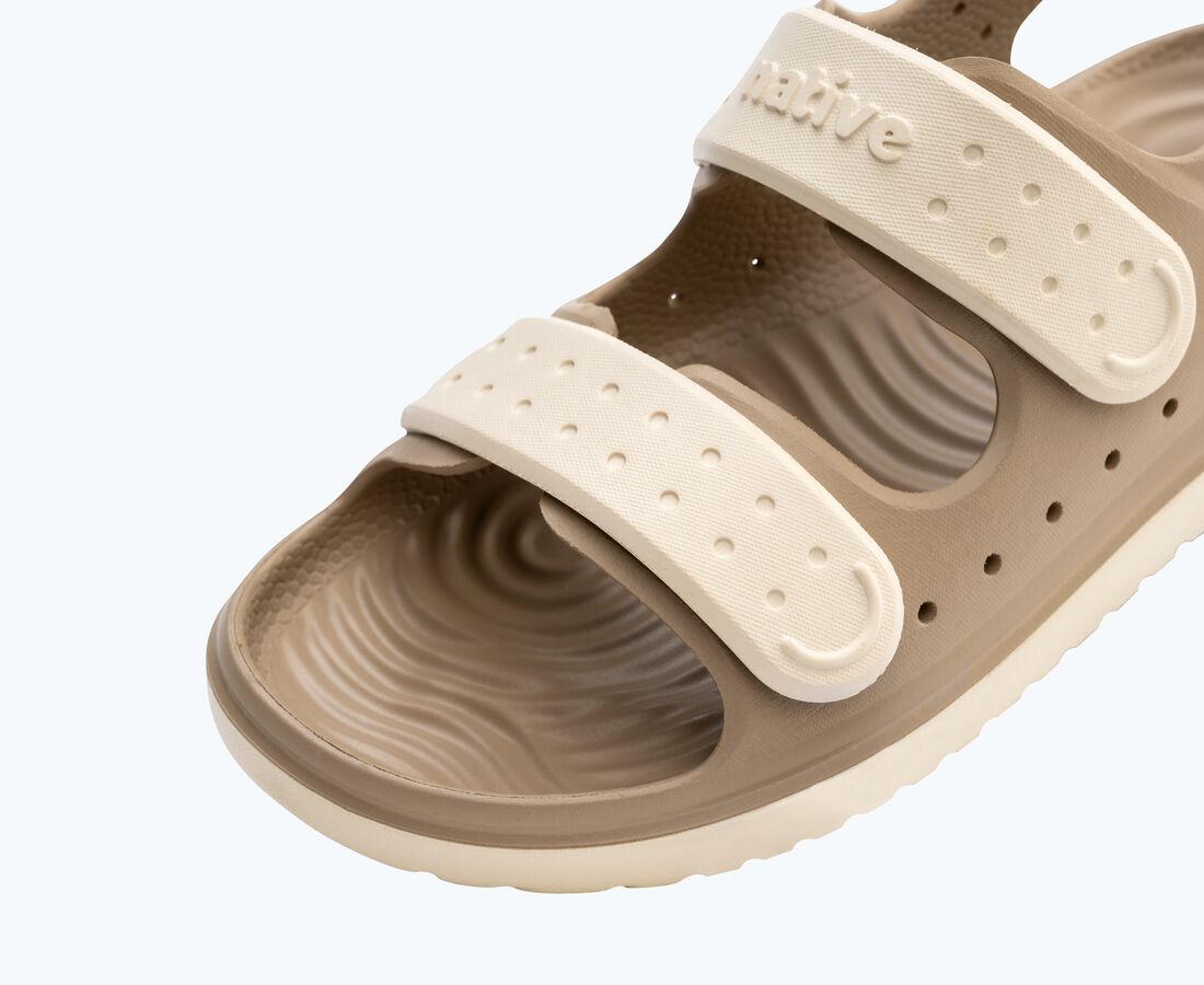 Native Shoes Chase Big Kids - Flax Tan/ Bone White