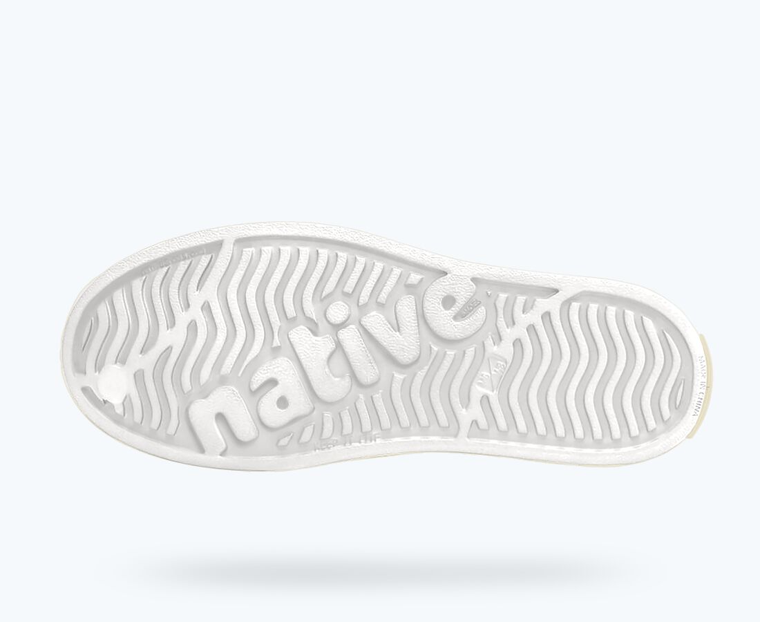 Native Shoes Women's Jefferson Wanderfoam&trade; Block - Shell White/ Bone White/ Olivine Green Block