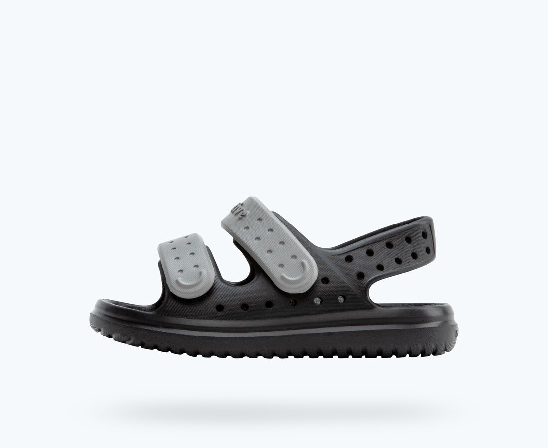 Native Shoes Chase Little Kids - Jiffy Black/ Satellite Grey
