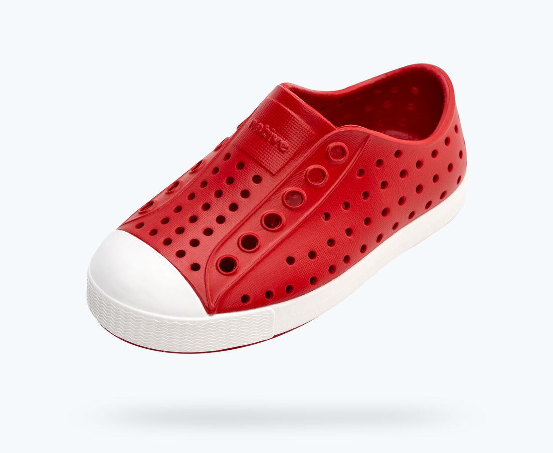 Native Shoes Jefferson Sugarlite&trade; Child - Ruby Red/ Shell White