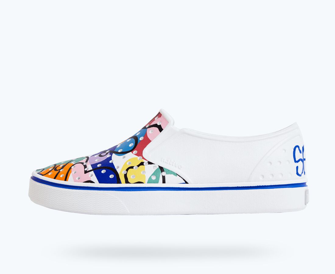 Native Shoes Women's Miles x Sebo Wanderfoam&trade; - Shell White/ Shell White/ Multi Skate