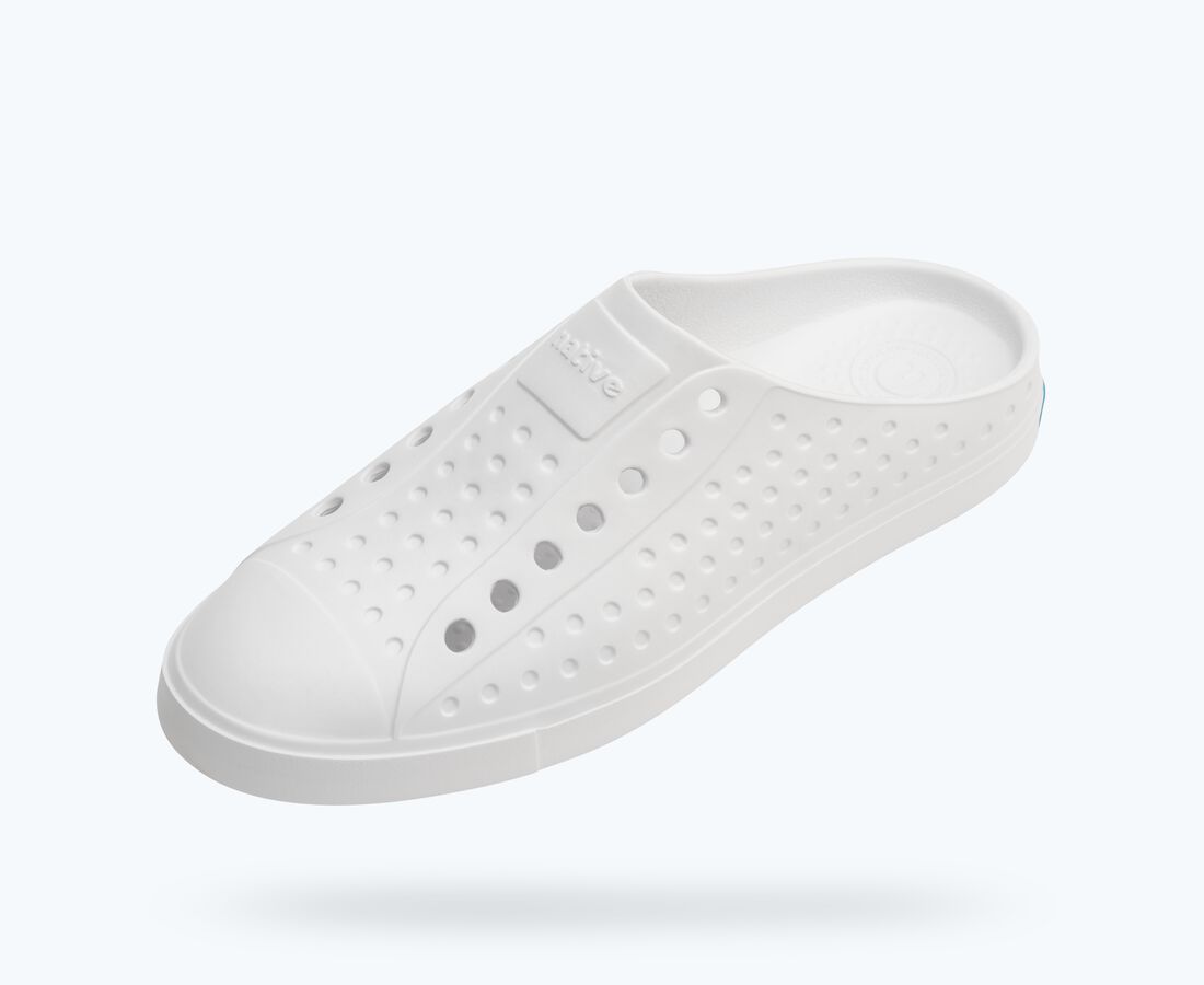 Native Shoes Men's Jefferson Clog Wanderfoam&trade; - Shell White/ Shell White