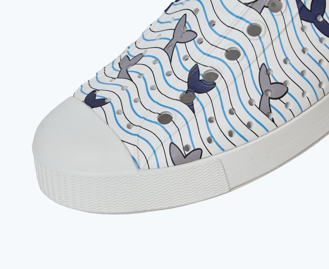 Native Shoes Men's Jefferson Print - Shell White/ Shell White/ Resting Nantucket Tail