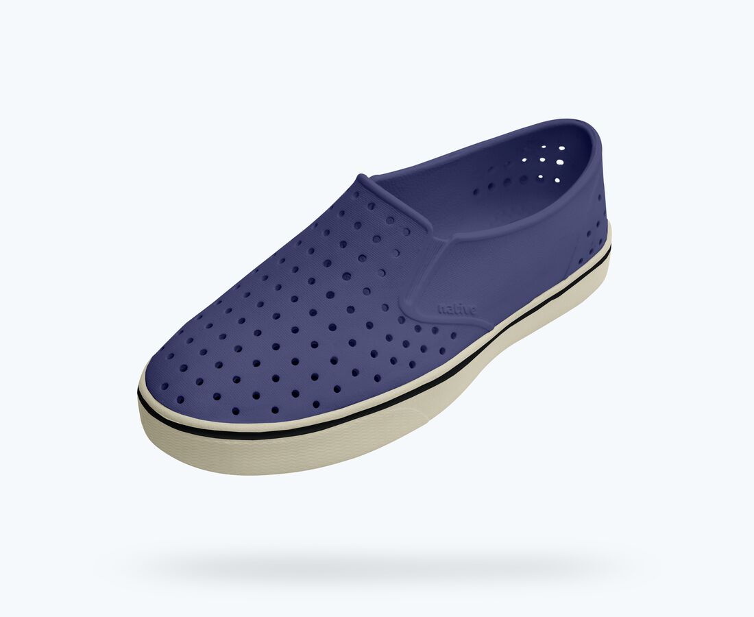 Native Shoes Men's Miles Wanderfoam&trade; - Ink Blue/ Bone White