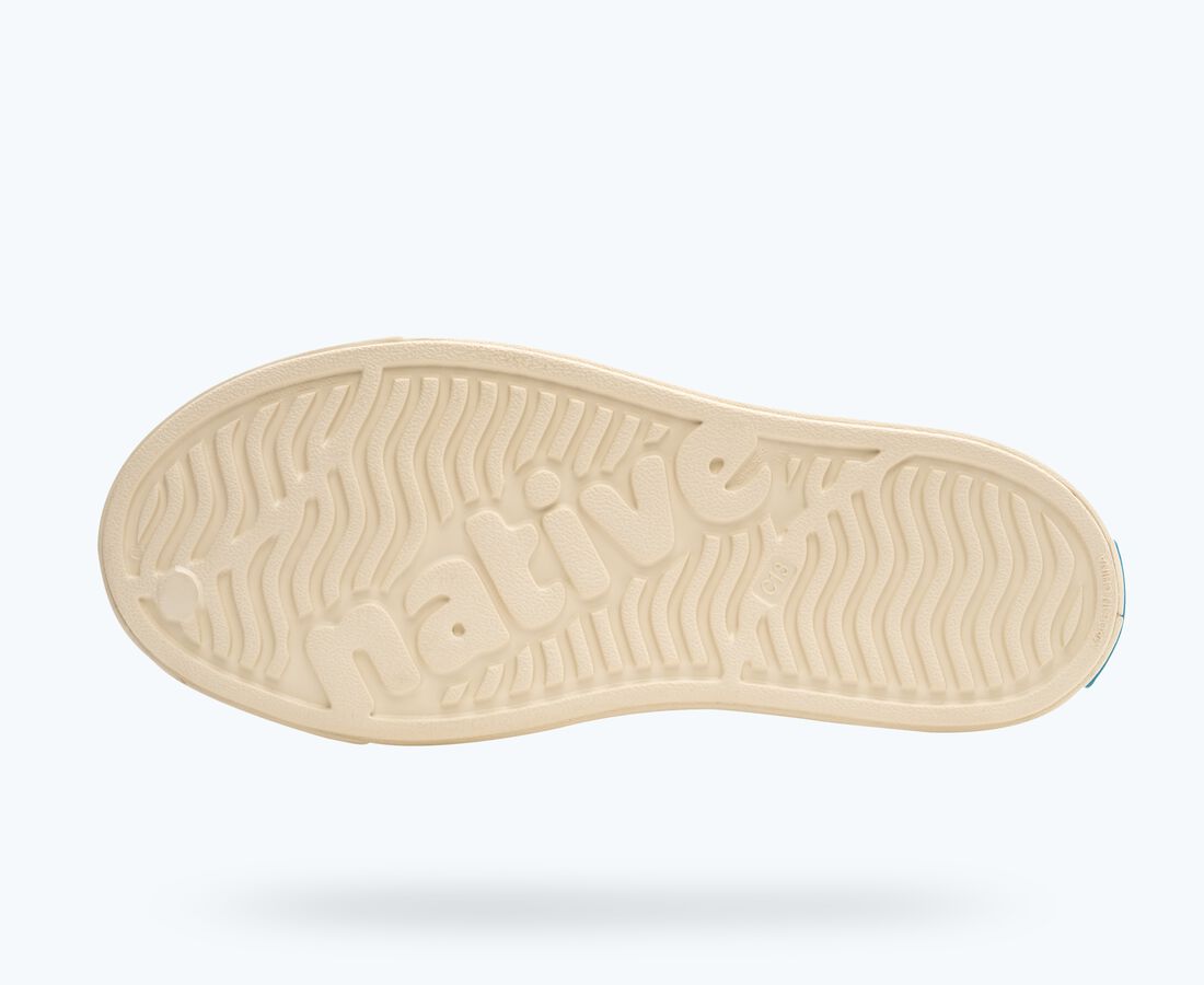 Native Shoes Jefferson Cozy Big Kids - Bone White/ Bone White/ Flax Tan