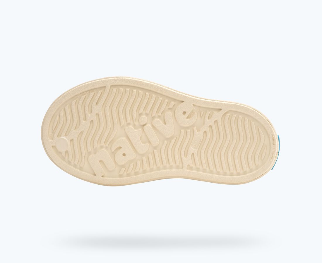 Native Shoes Jefferson Cozy Little Kids - Bone White/ Bone White/ Flax Tan