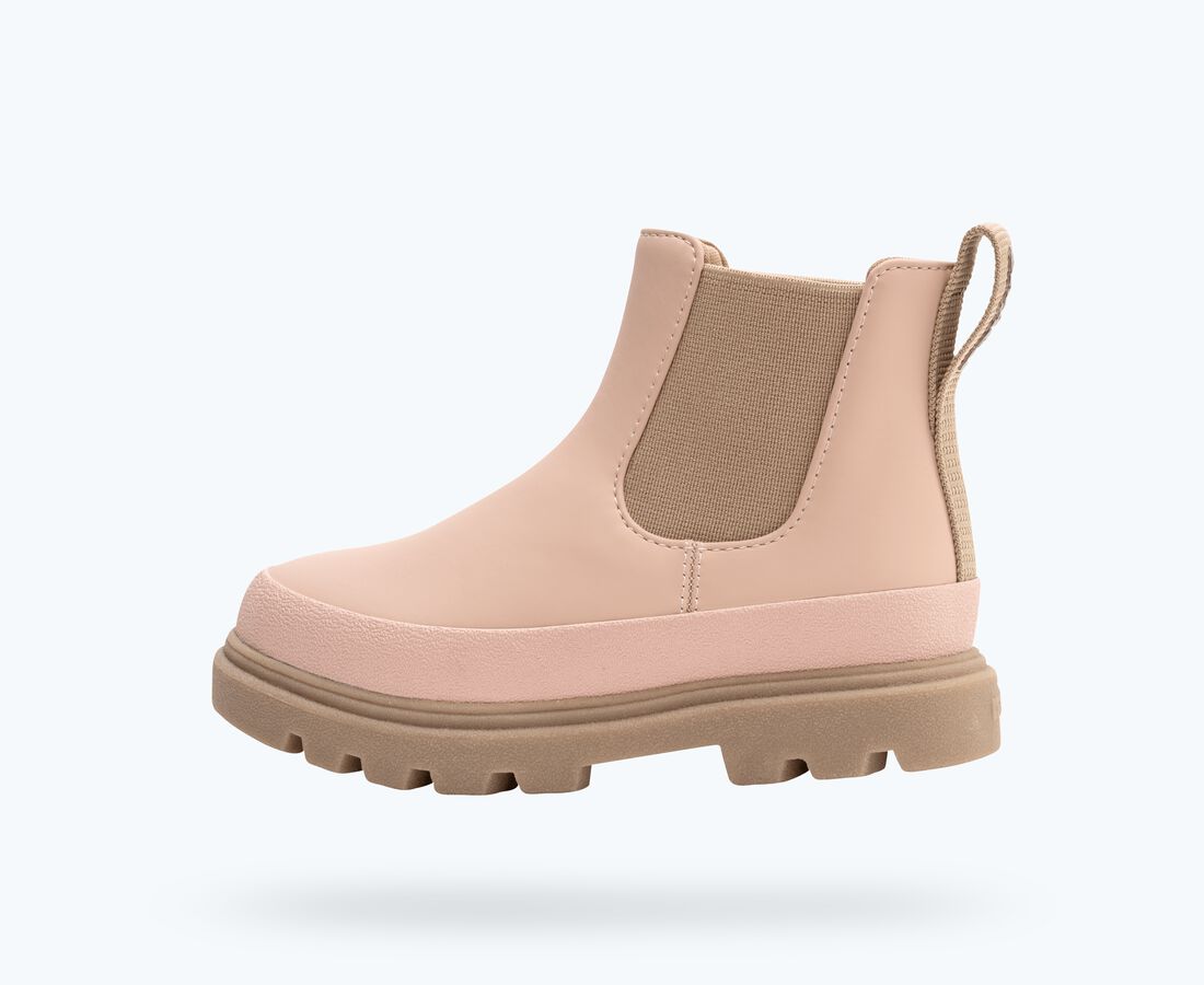 Native Shoes Kensington Chelsea Child - Chameleon Pink/ Flax Tan
