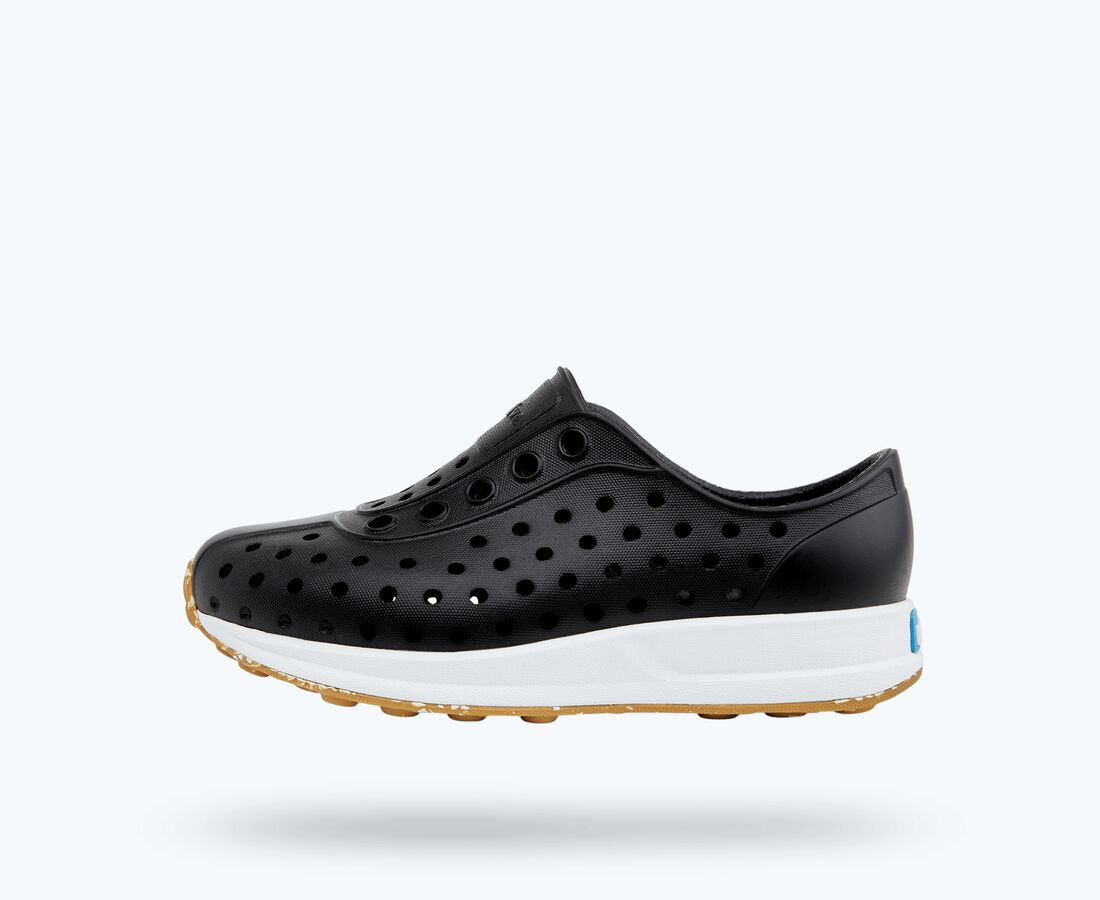 Native Shoes Robbie Child - Jiffy Black/ Shell White/ Mash Speckle Rubber