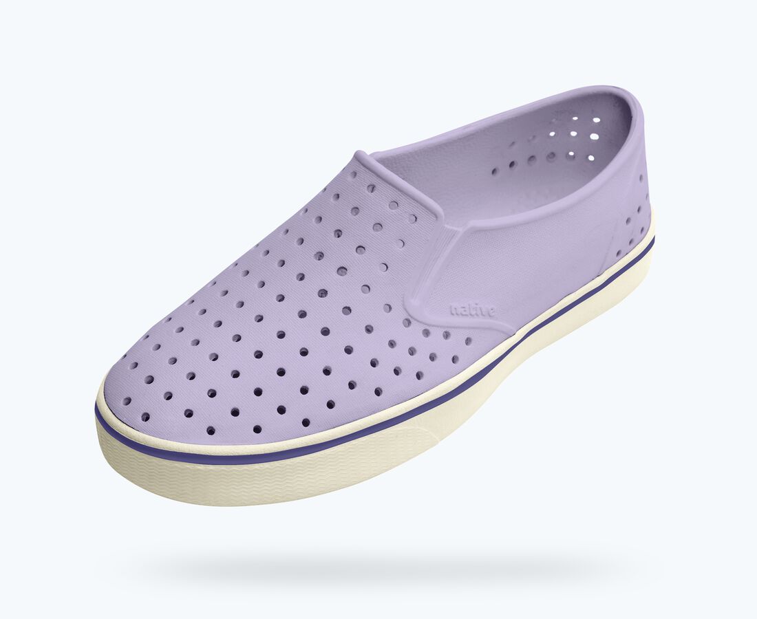 Native Shoes Women's Miles Wanderfoam&trade; - Taro Purple/ Bone White