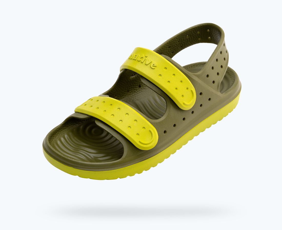 Native Shoes Chase Big Kids - Rookie Green/ Seaweed Green