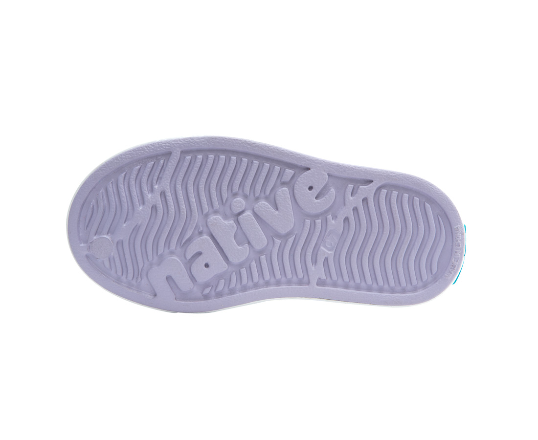 Native Shoes Jefferson Bio-Bling&trade; Child - Future Purple Bling/ Shell White