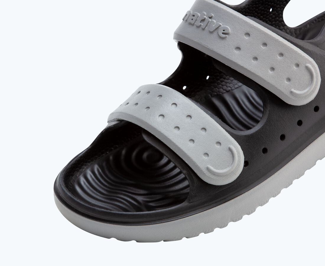 Native Shoes Chase Big Kids - Jiffy Black/ Satellite Grey