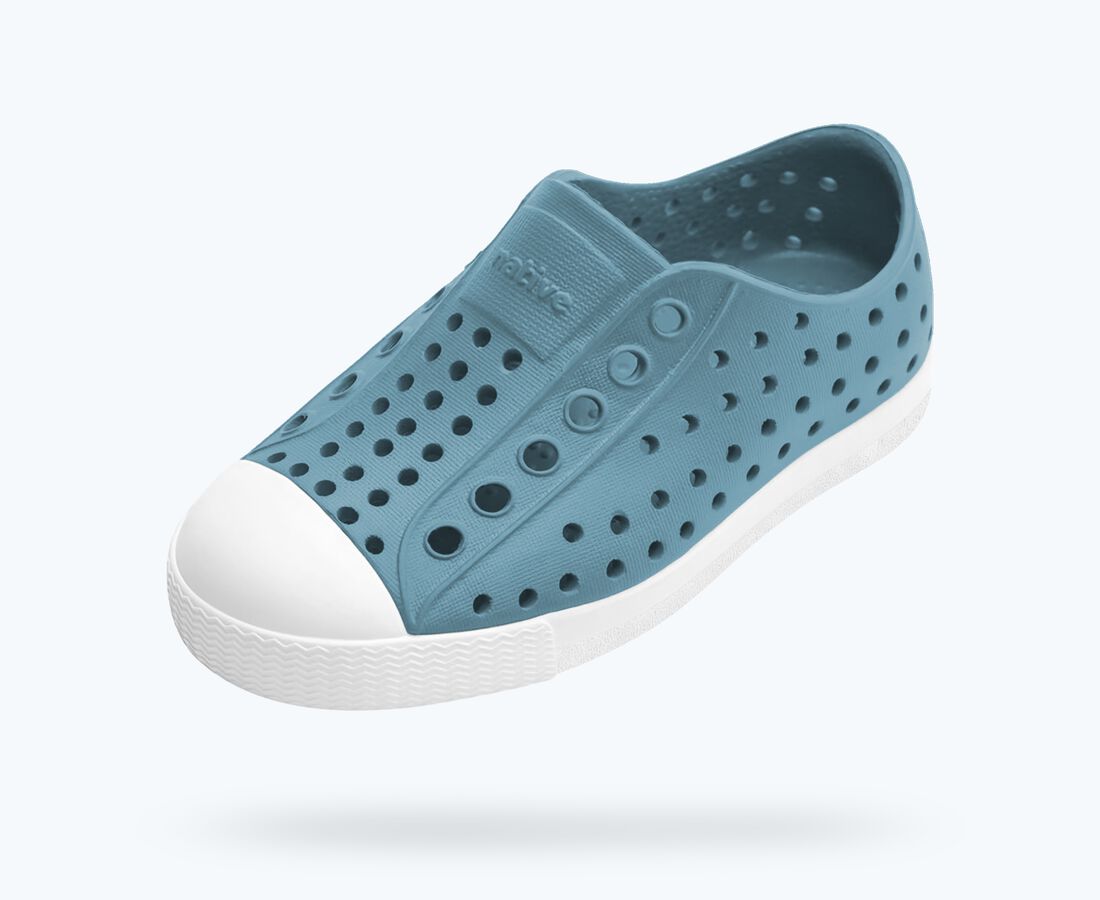 Native Shoes Jefferson Sugarlite&trade; Child - Flux Blue/ Shell White