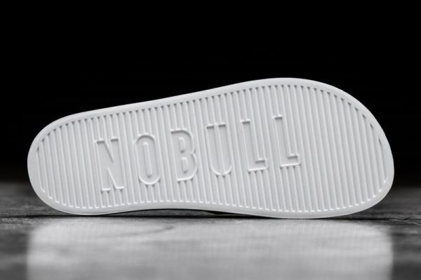 NOBULL WOMEN'S SHOES BLACK WHITE SLIDE