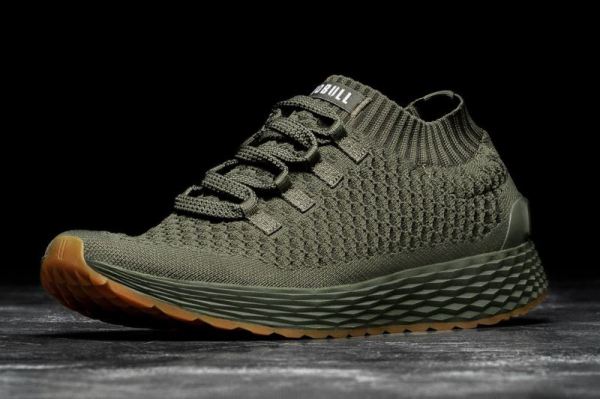 NOBULL WOMEN'S SHOES ARMY KNIT RUNNER