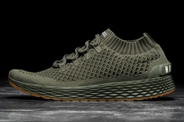 NOBULL WOMEN'S SHOES ARMY KNIT RUNNER