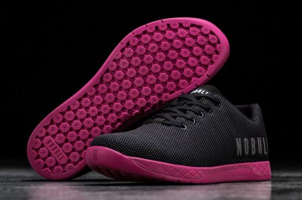 NOBULL WOMEN'S SHOES BLACK BERRY TRAINER