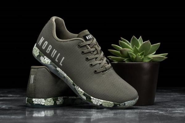 NOBULL MEN'S SHOES ARMY SUCCULENT TRAINER