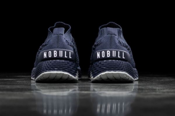 NOBULL WOMEN'S SHOES NAVY REFLECTIVE KNIT RUNNER