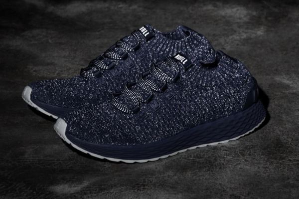 NOBULL WOMEN'S SHOES NAVY REFLECTIVE KNIT RUNNER