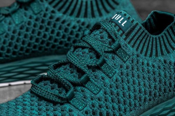 NOBULL MEN'S SHOES DEEP TEAL KNIT RUNNER