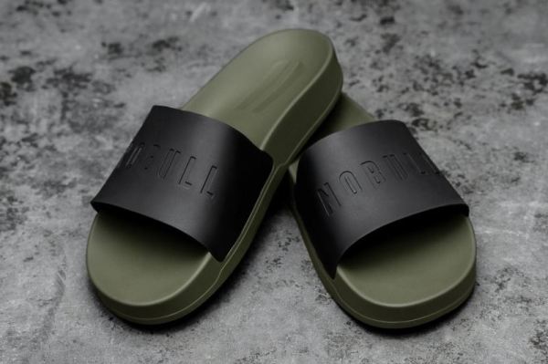 NOBULL MEN'S SHOES BLACK IVY SLIDE