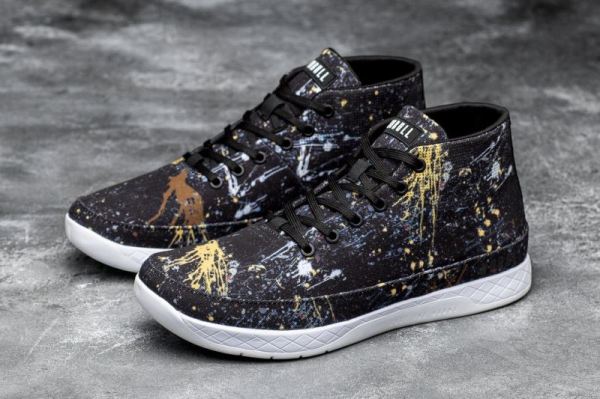 NOBULL WOMEN'S SHOES SPLATTER CANVAS MID TRAINER