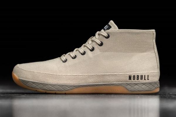 NOBULL MEN'S SHOES DESERT CANVAS MID TRAINER