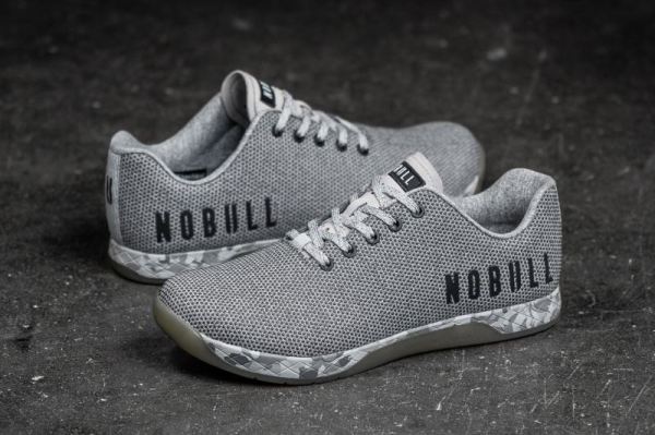 NOBULL WOMEN'S SHOES GREY HEATHER TRAINER