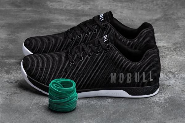 NOBULL MEN'S SHOES BLACK AND WHITE TRAINER