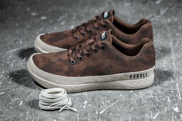 NOBULL MEN'S SHOES GRIZZLY CAMO CANVAS TRAINER