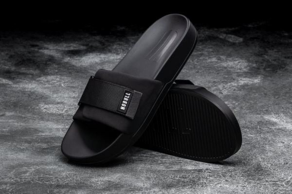 NOBULL WOMEN'S SHOES BLACK ADJUSTABLE SLIDE