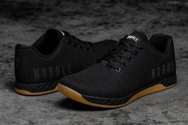 NOBULL MEN'S SHOES BLACK GUM TRAINER