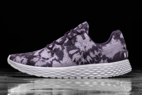 NOBULL WOMEN'S SHOES WISTERIA TIE-DYE RIPSTOP RUNNER