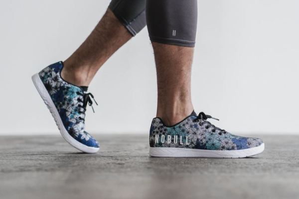 NOBULL MEN'S SHOES MIDNIGHT FLORAL TRAINER