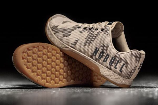 NOBULL MEN'S SHOES SAND CAMO TRAINER