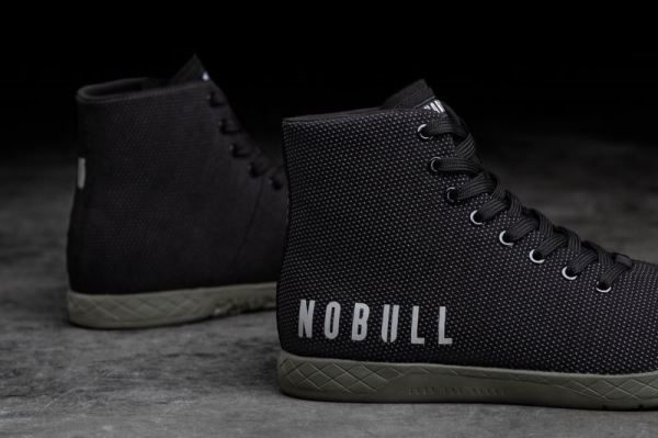 NOBULL MEN'S SHOES HIGH-TOP BLACK IVY TRAINER