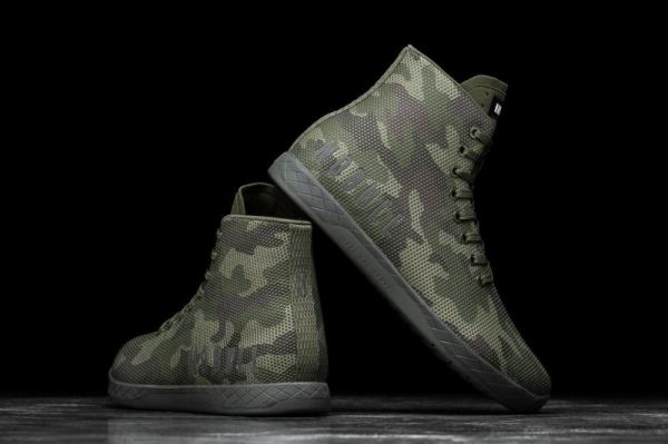 NOBULL MEN'S SHOES HIGH-TOP FOREST CAMO TRAINER