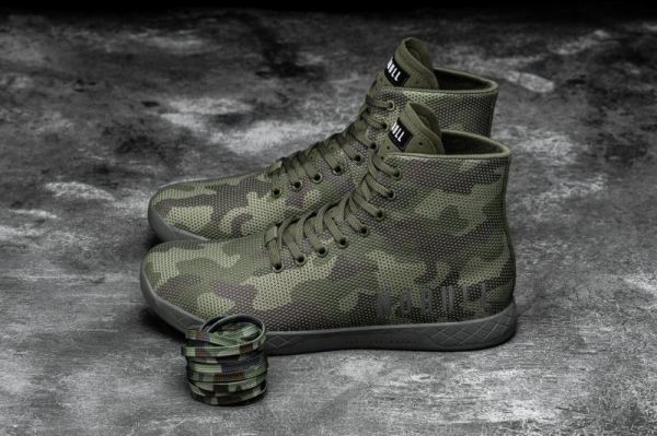 NOBULL MEN'S SHOES HIGH-TOP FOREST CAMO TRAINER