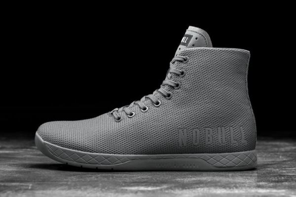 NOBULL WOMEN'S SHOES HIGH-TOP DARK GREY TRAINER