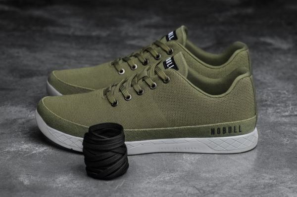 NOBULL WOMEN'S SHOES MOSS CANVAS TRAINER