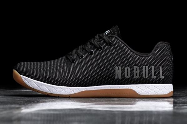 NOBULL WOMEN'S SHOES BLACK WHITE GUM TRAINER