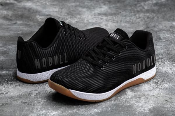 NOBULL WOMEN'S SHOES BLACK WHITE GUM TRAINER