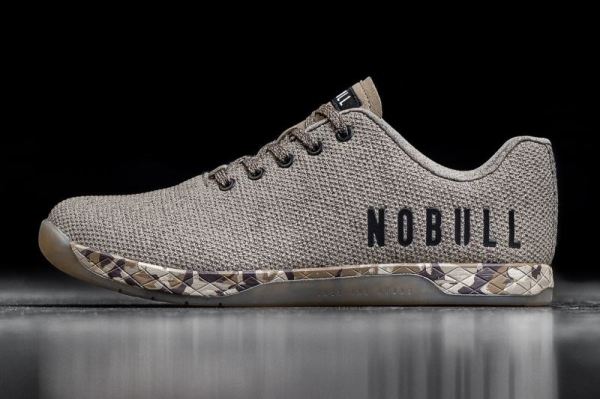 NOBULL MEN'S SHOES EARTH HEATHER TRAINER