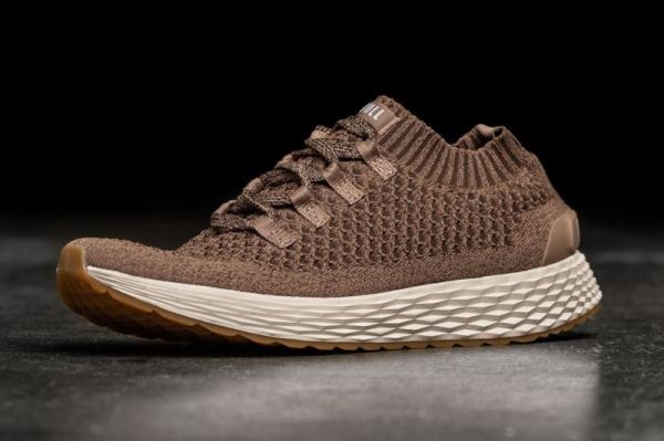 NOBULL MEN'S SHOES ESPRESSO KNIT RUNNER