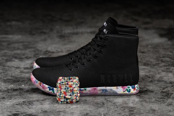 NOBULL WOMEN'S SHOES HIGH-TOP BLACK DAISY TRAINER