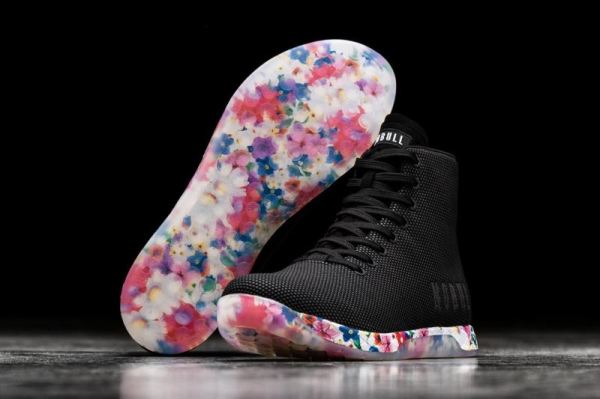 NOBULL WOMEN'S SHOES HIGH-TOP BLACK DAISY TRAINER