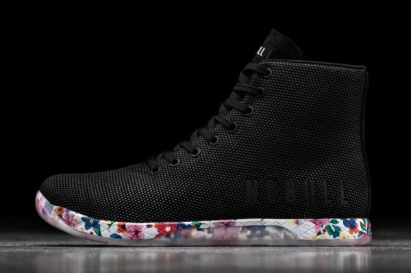 NOBULL WOMEN'S SHOES HIGH-TOP BLACK DAISY TRAINER