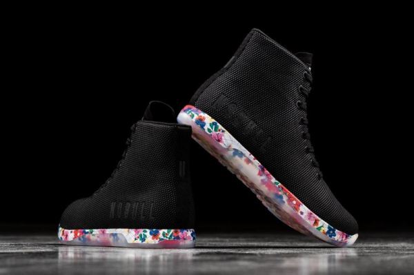 NOBULL WOMEN'S SHOES HIGH-TOP BLACK DAISY TRAINER